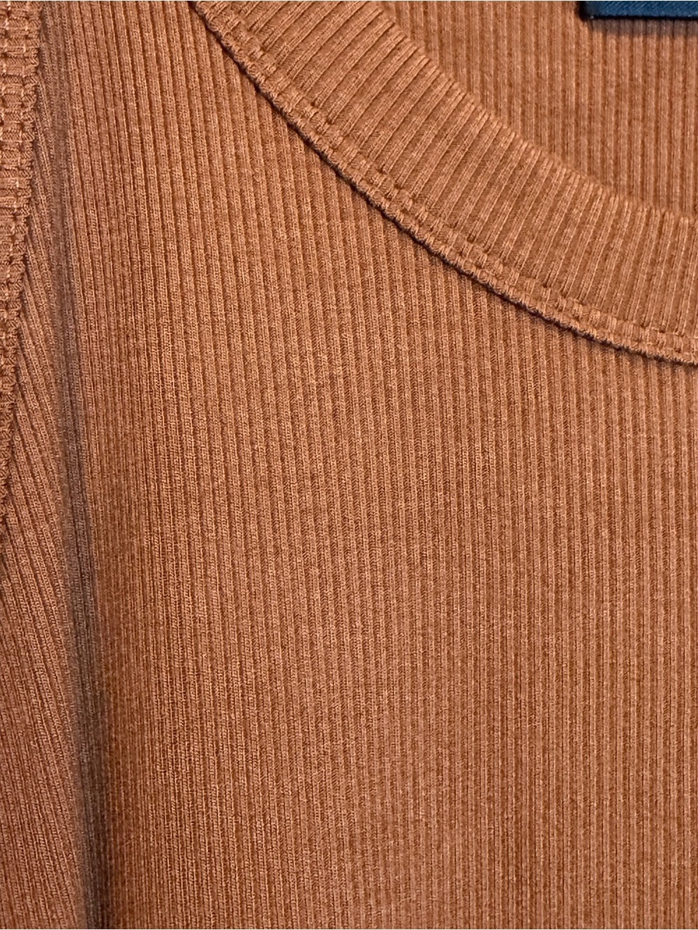 CHICME Brown Ribbed Tank Top XXL Sleeveless Stretch Knit NWOT - Picture 3 of 7
